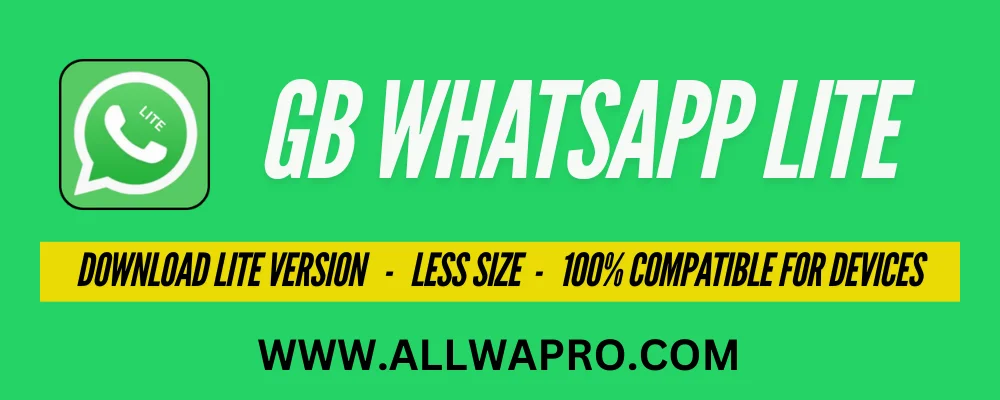 GB WhatsApp Lite Version APK Download