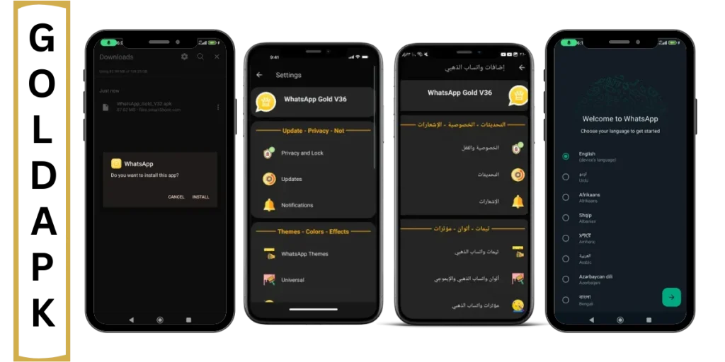 WhatsApp Gold apk latest version screenshots